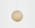 Lustre japonais boule en papier blanc de 40 cm