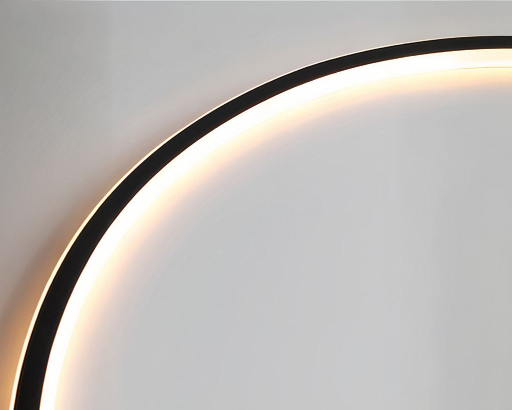 Lustre chambre ado plat en anneau LED extra fin, vue 5