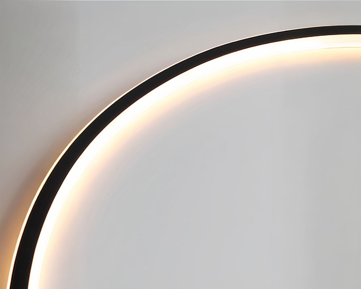 Lustre chambre ado plat en anneau LED extra fin, vue 5