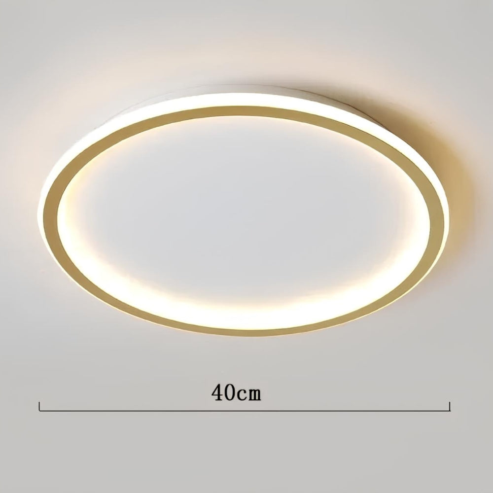 Lustre chambre ado plat en anneau LED extra fin, vue 8