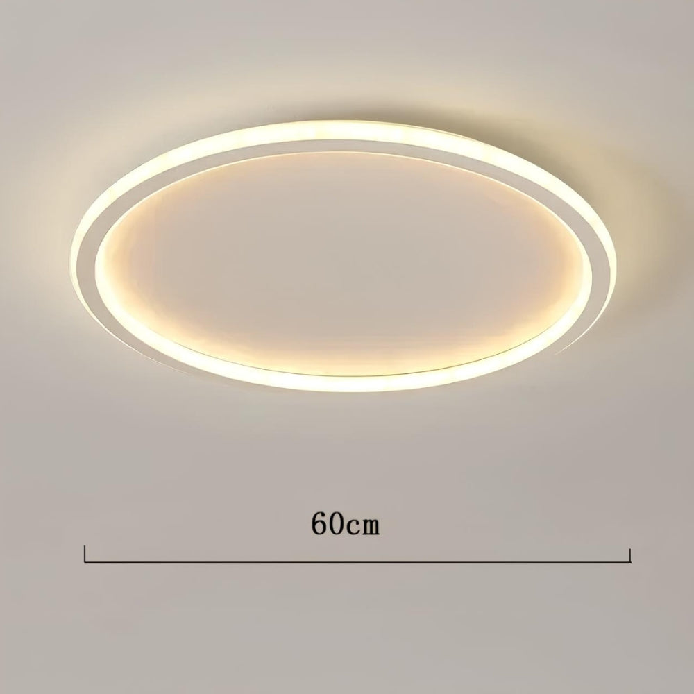 Lustre chambre ado plat en anneau LED extra fin, vue 10