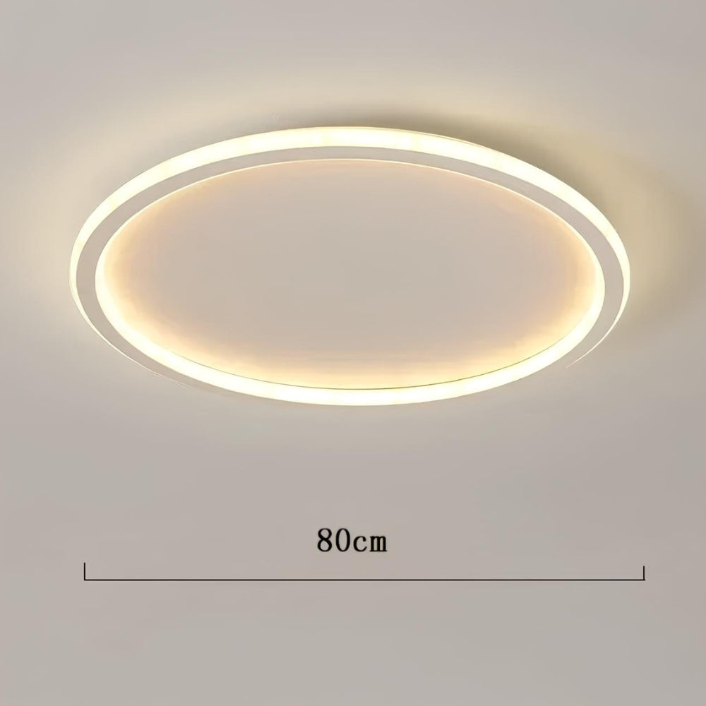 Lustre chambre ado plat en anneau LED extra fin, vue 11