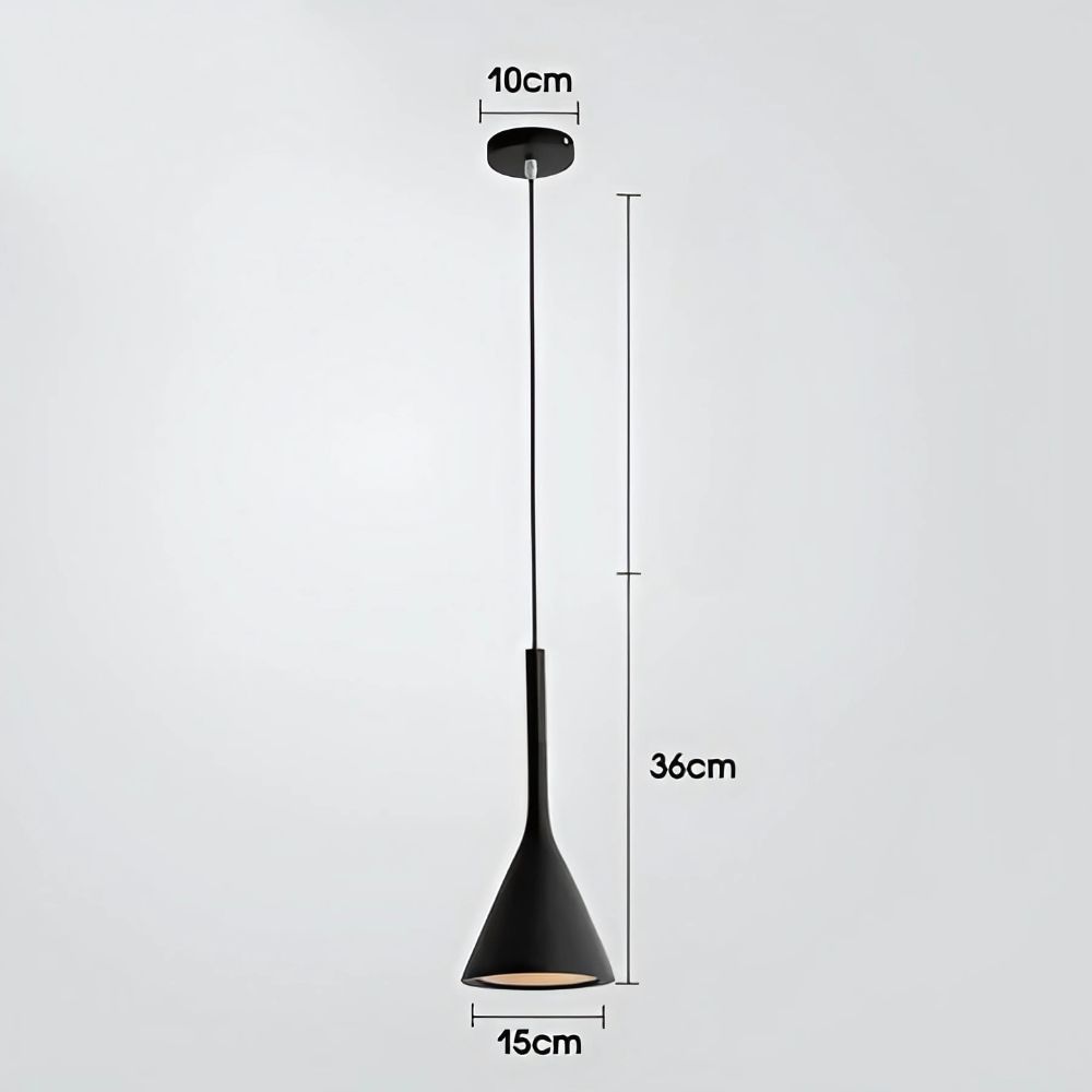 Lustre cuisine petite suspension en métal coloré, vue 10