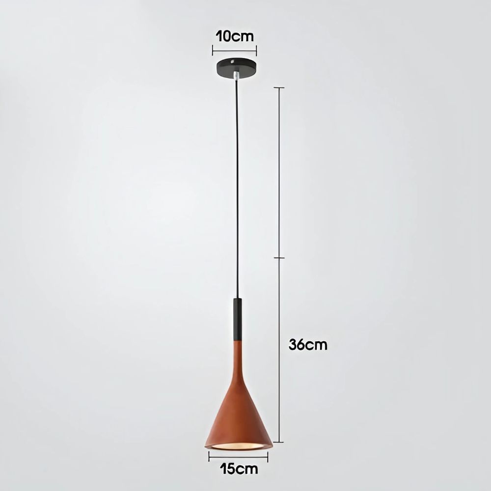 Lustre cuisine petite suspension en métal coloré, vue 11