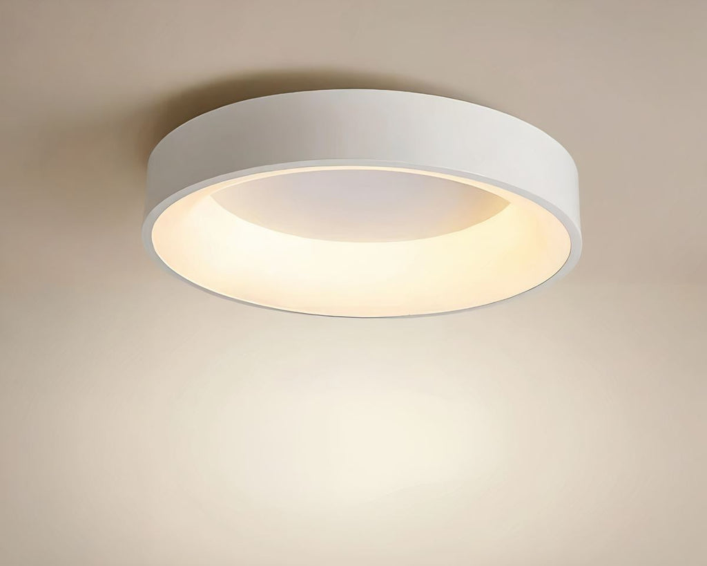 Lustre sans fil disque plat blanc chaud, vue 4
