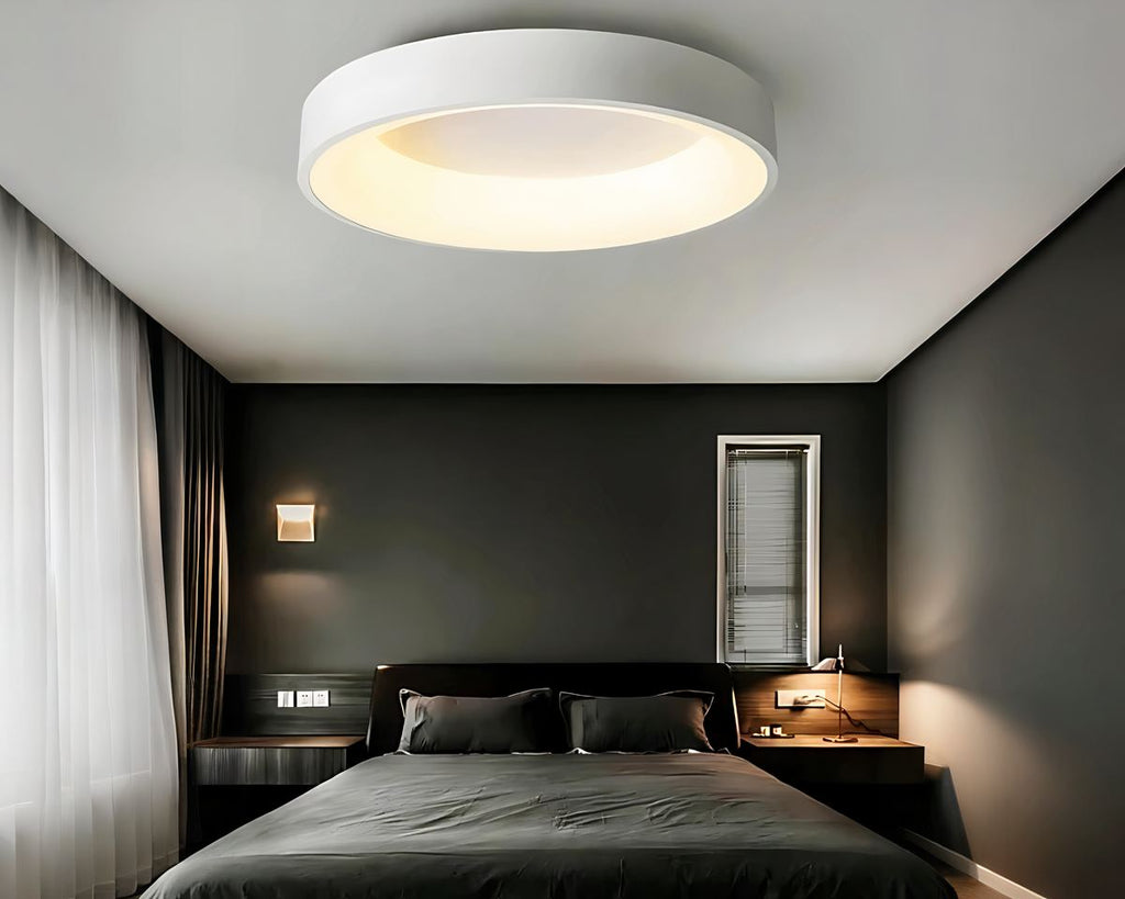 Lustre sans fil disque plat blanc chaud, vue 5