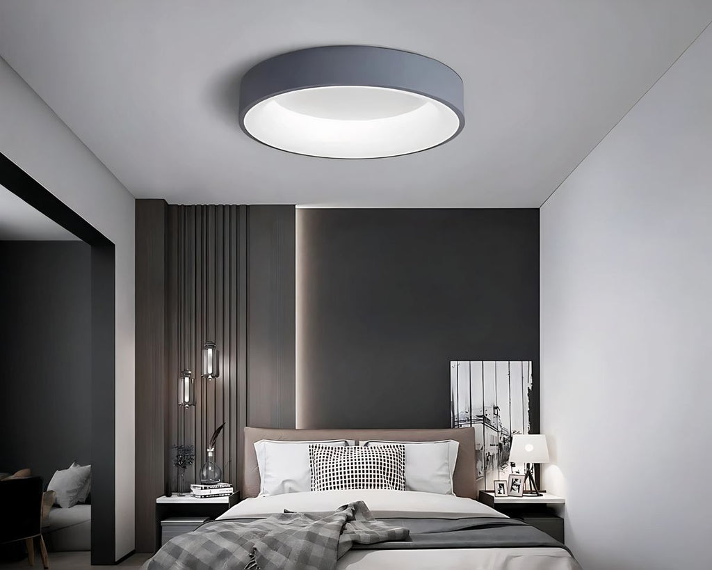 Lustre sans fil disque plat blanc chaud, vue 7