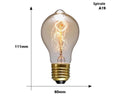 Ampoule pour lustre Edison à filament spirale, vue 7