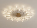 Lustre moderne salon plafonnier LED en étoile pissenlit, vue 5
