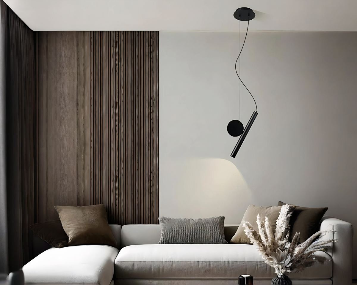 Lustre scandinave à spots LED orientables en aluminium, vue 2