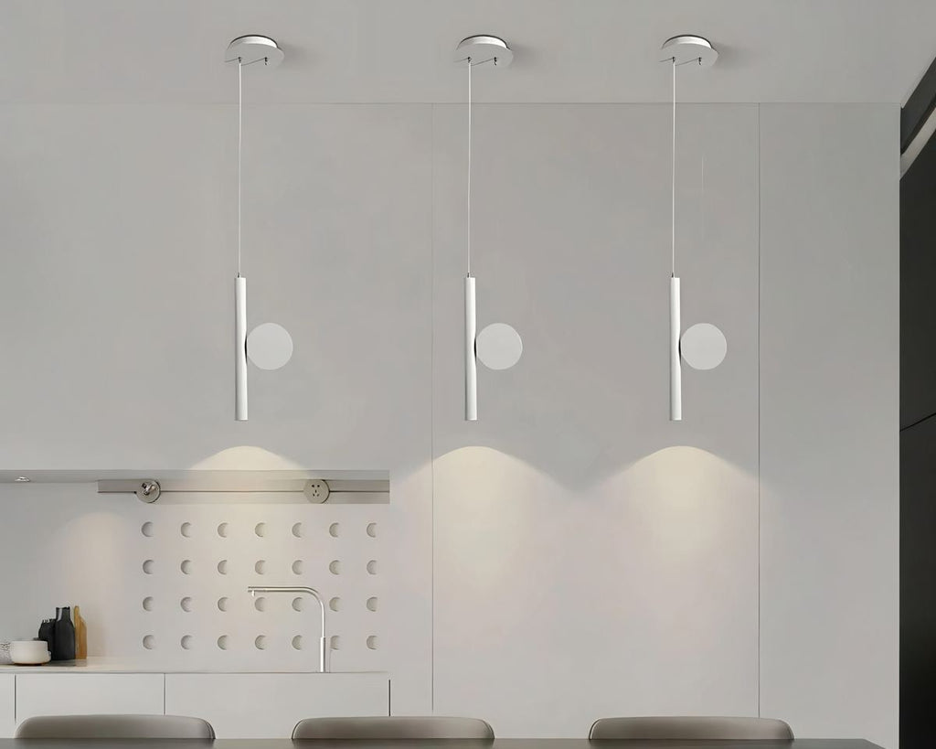 Lustre scandinave à spots LED orientables en aluminium, vue 4