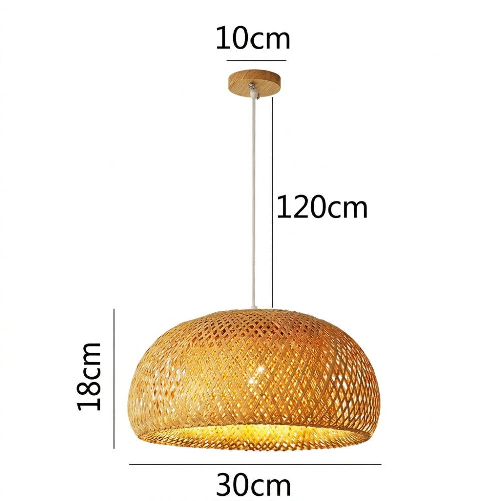 Lustre Bali dôme à motif losange suspendu, vue 8