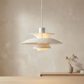 Lustre scandinave à abat-jour plat multicouches, vue 4