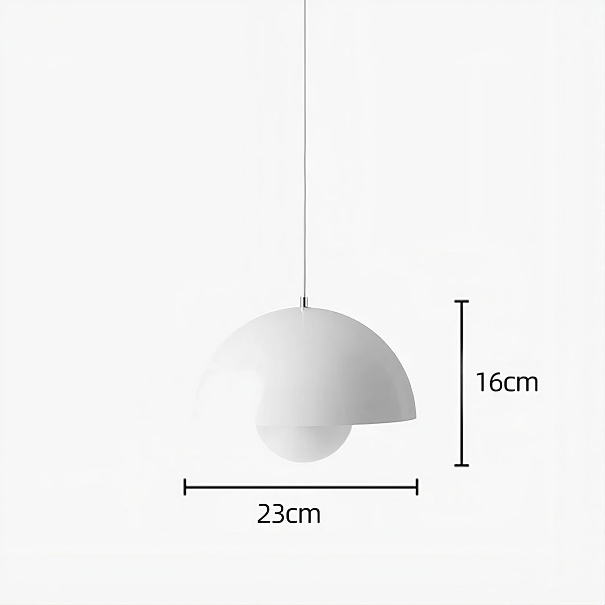 Lustre chambre ado bourgeon de fleur en métal coloré, vue 7