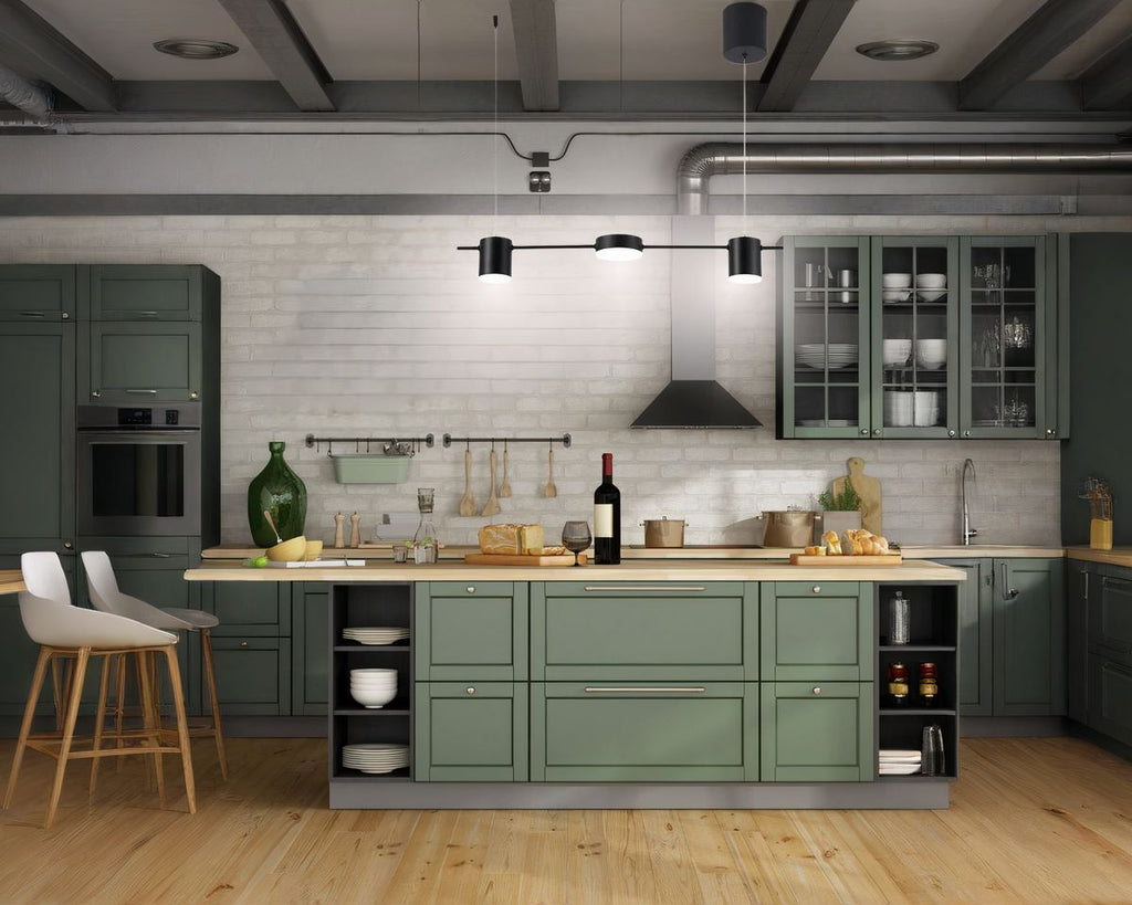 Lustre 3 suspensions spots sur barre avec télécommande, vue 3