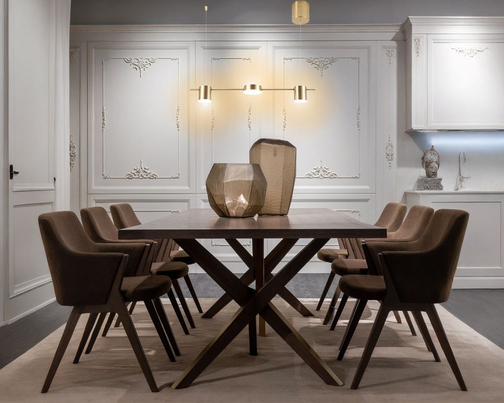 Lustre 3 suspensions spots sur barre avec télécommande, vue 4
