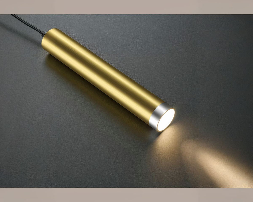 Lustre moderne à double barre et spots suspendus, vue 6