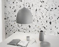 Lustre scandinave en métal arrondi pour bureau, vue 3