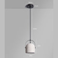Lustre en céramique effet ciment pour bureau, vue 4