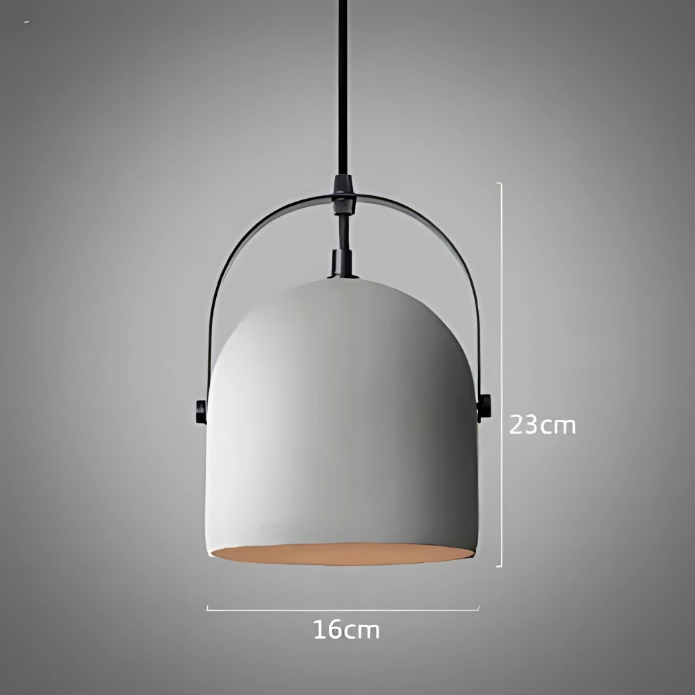 Lustre en céramique effet ciment pour bureau, vue 5