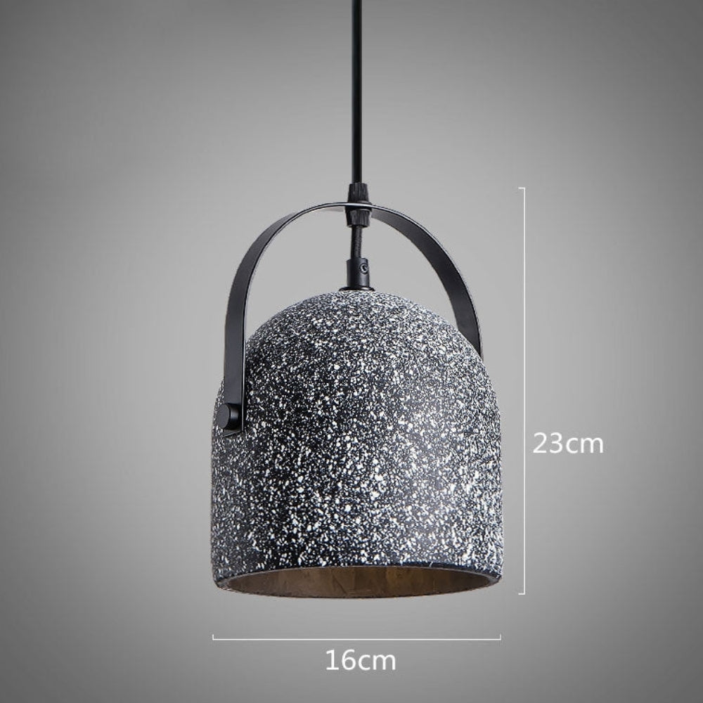 Lustre en céramique effet ciment pour bureau, vue 6