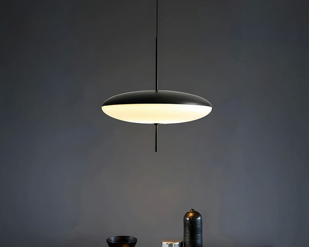 Lustre salle à manger anneau ovale LED
