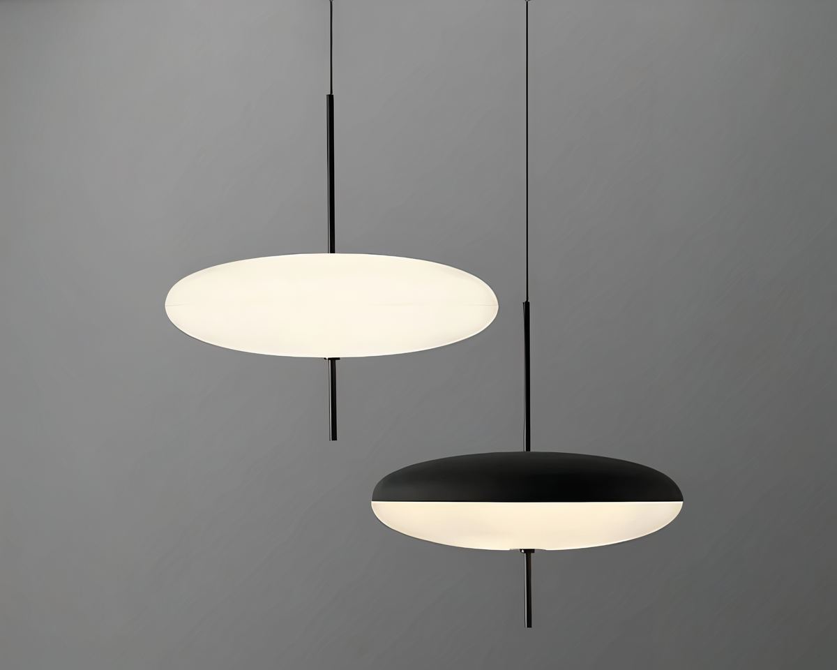 Lustre salle à manger anneau ovale LED, vue 7