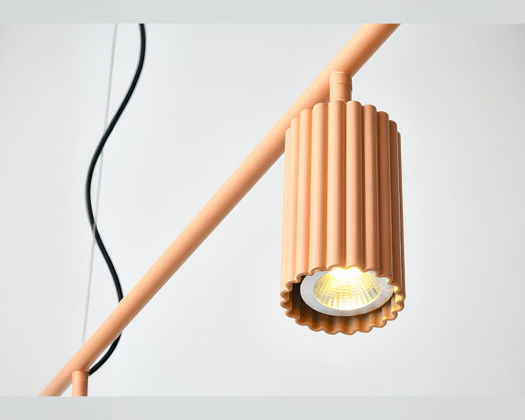 Lustre LED anneau de 6 spots orientables, vue 6