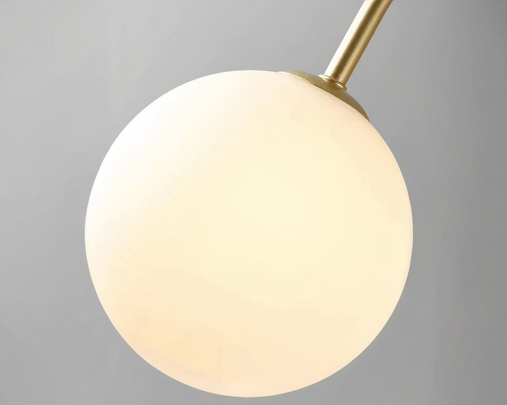Lustre bureau en cascade de globes de verre, vue 8