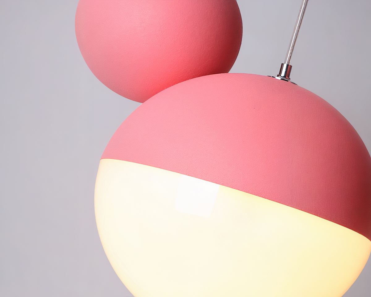 Lustre chambre enfant tête de souris aux oreilles rondes, vue 6