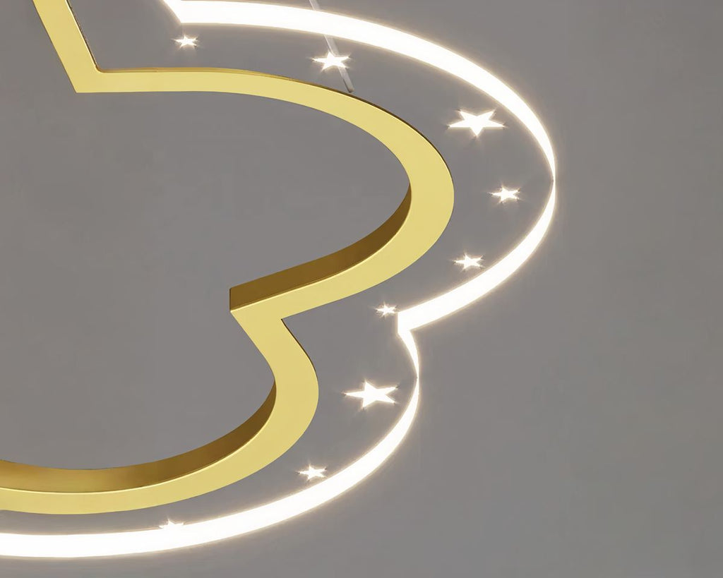 Lustre boule nuage pour chambre d'enfant, vue 7