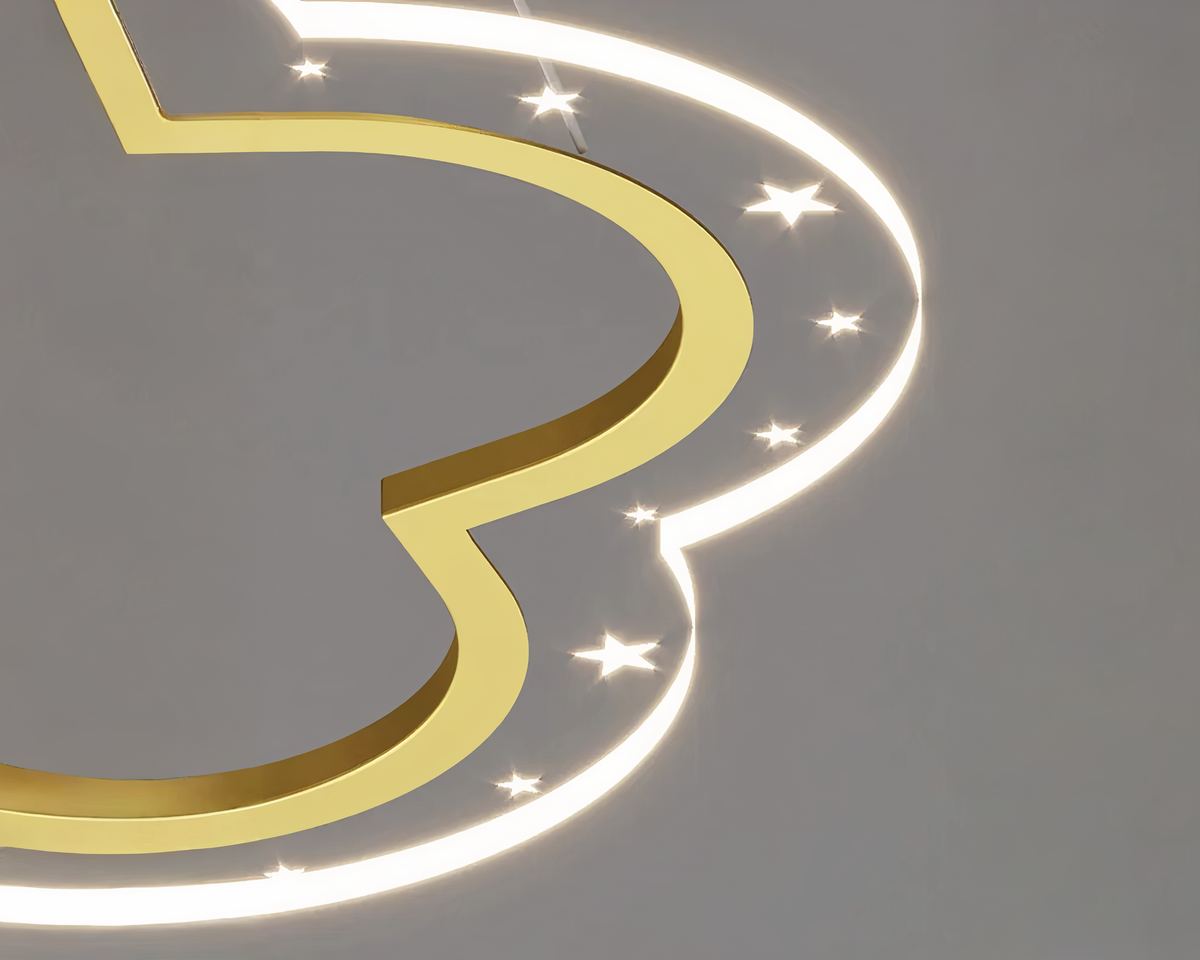 Lustre boule nuage pour chambre d'enfant, vue 7