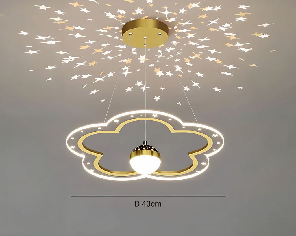 Lustre boule nuage pour chambre d'enfant, vue 9