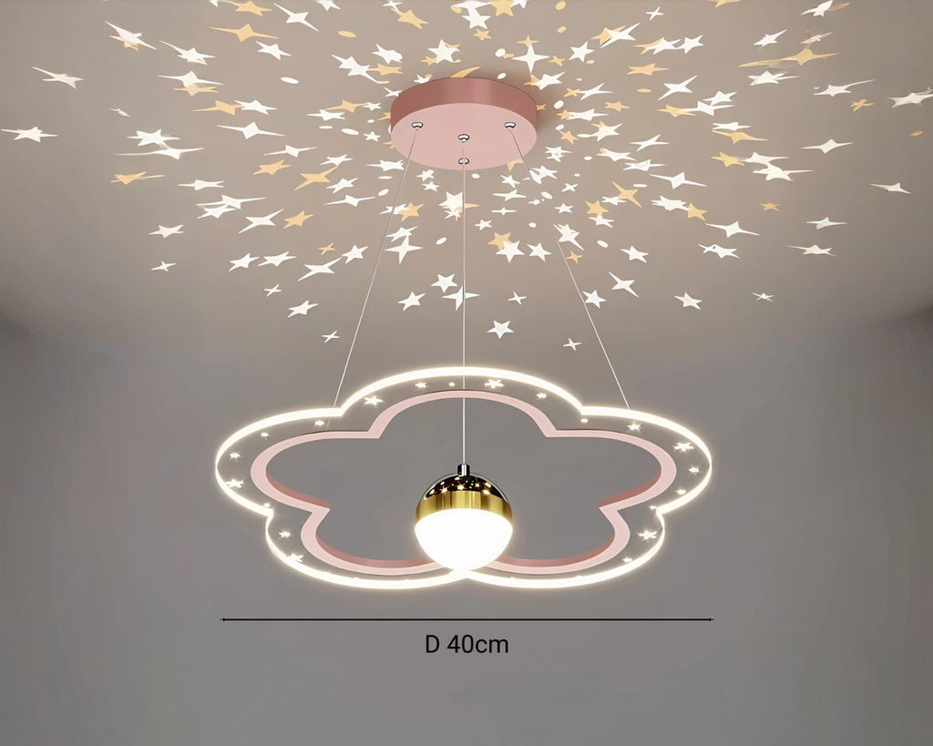 Lustre boule nuage pour chambre d'enfant, vue 10