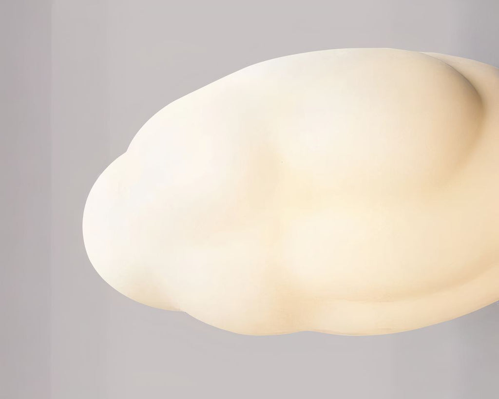 Lustre chambre ado nuage blanc lumière trois teintes, vue 6