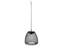 Lustre extérieur solaire cage bohème rotin ou métal, vue 7
