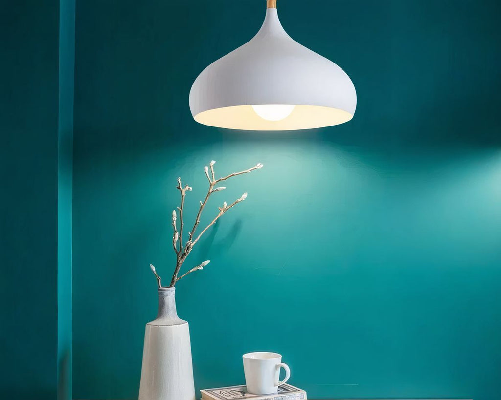 Lustre scandinave dôme haut en sept couleurs, vue 4