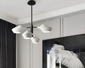 Lustre moderne à bras pivotants et abat-jour, vue 5