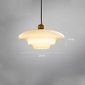 Lustre opaline blanc et laiton, trois silhouettes, vue 7