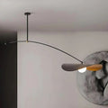 Lustre design à long bras suspendu et abat-jour orientable, vue 7