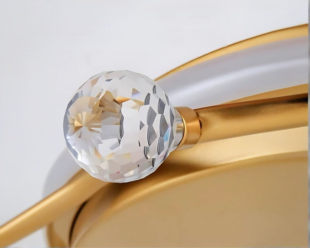 Lustre chambre couronne à projection d'étoiles, vue 3