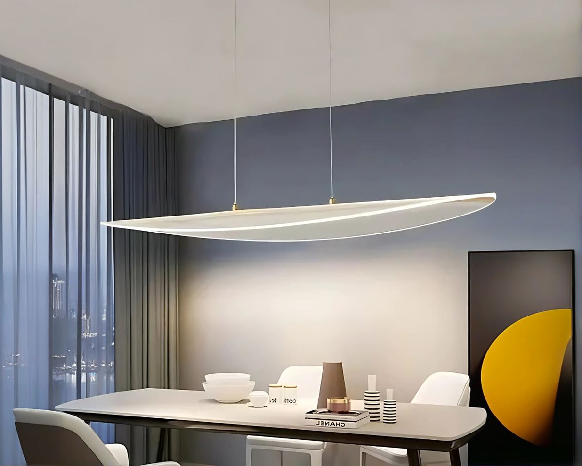 Lustre salle à manger linéaire en acrylique de 118 cm