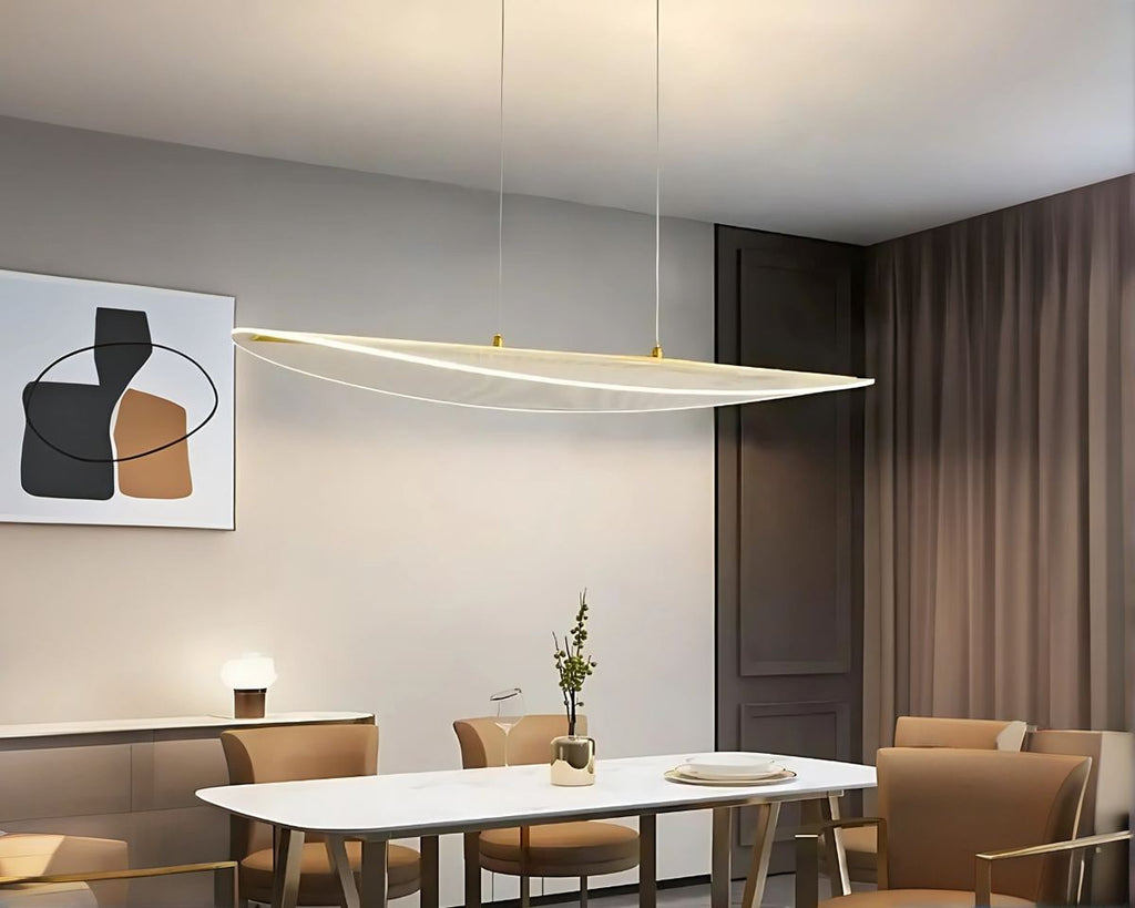 Lustre salle à manger linéaire en acrylique de 118 cm, vue 3