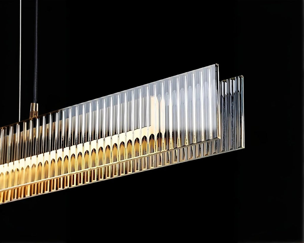 Lustre LED barre en acrylique de 120 cm, vue 3