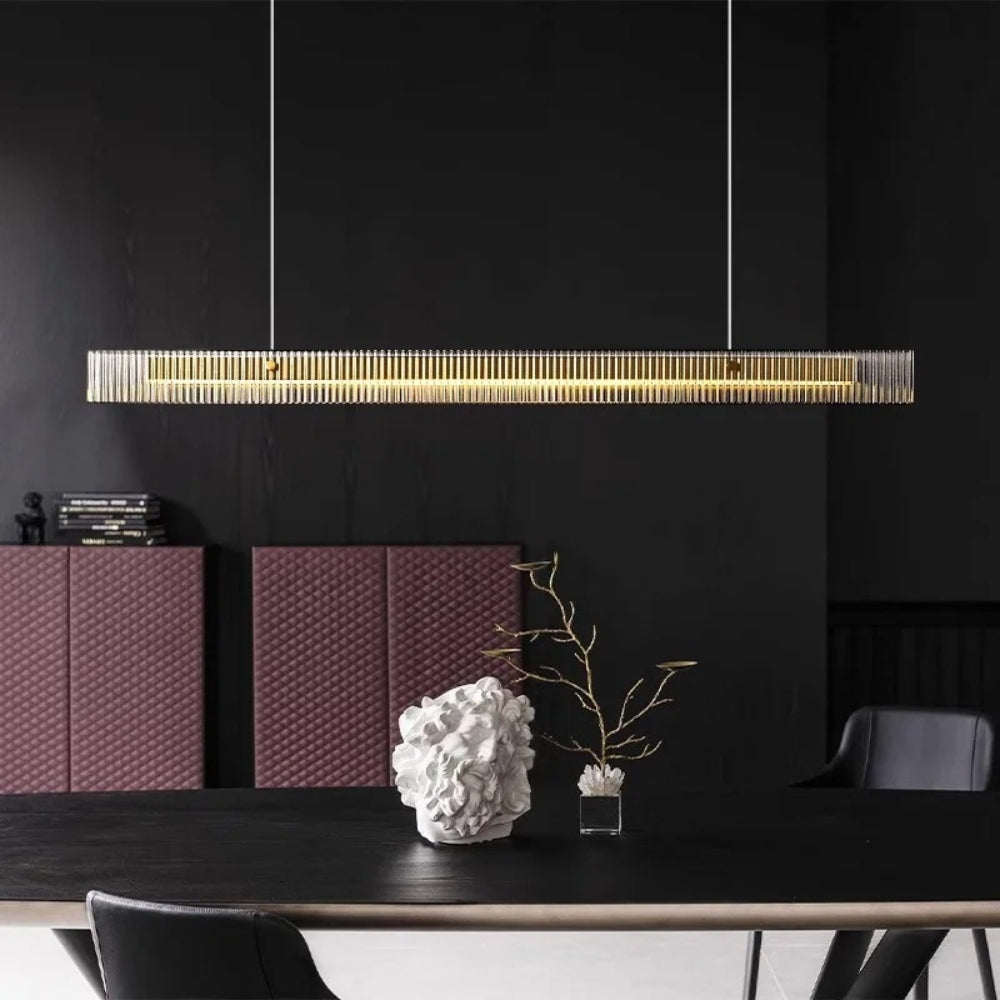 Lustre LED barre en acrylique de 120 cm, vue 5