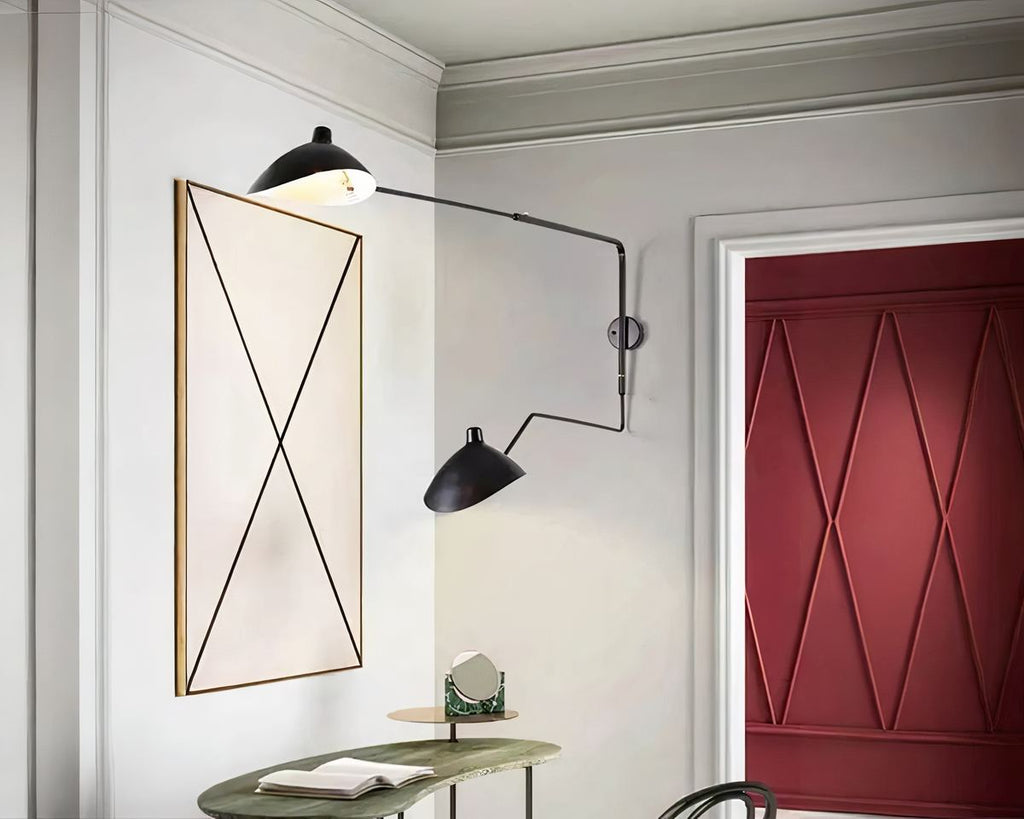 Lustre mural orientable à deux bras, vue 5