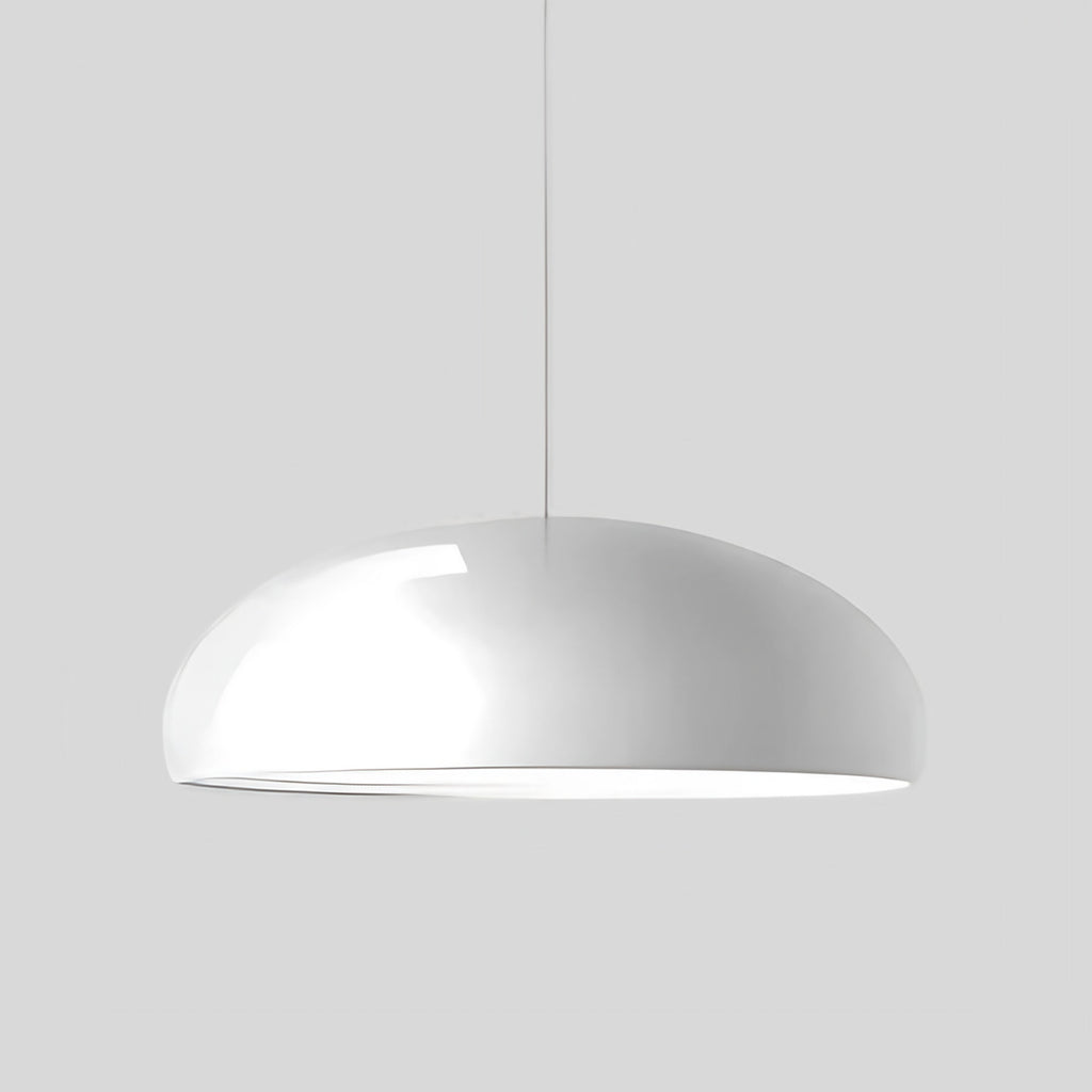 Lustre entrée abat-jour chapeau en métal coloré, vue 5