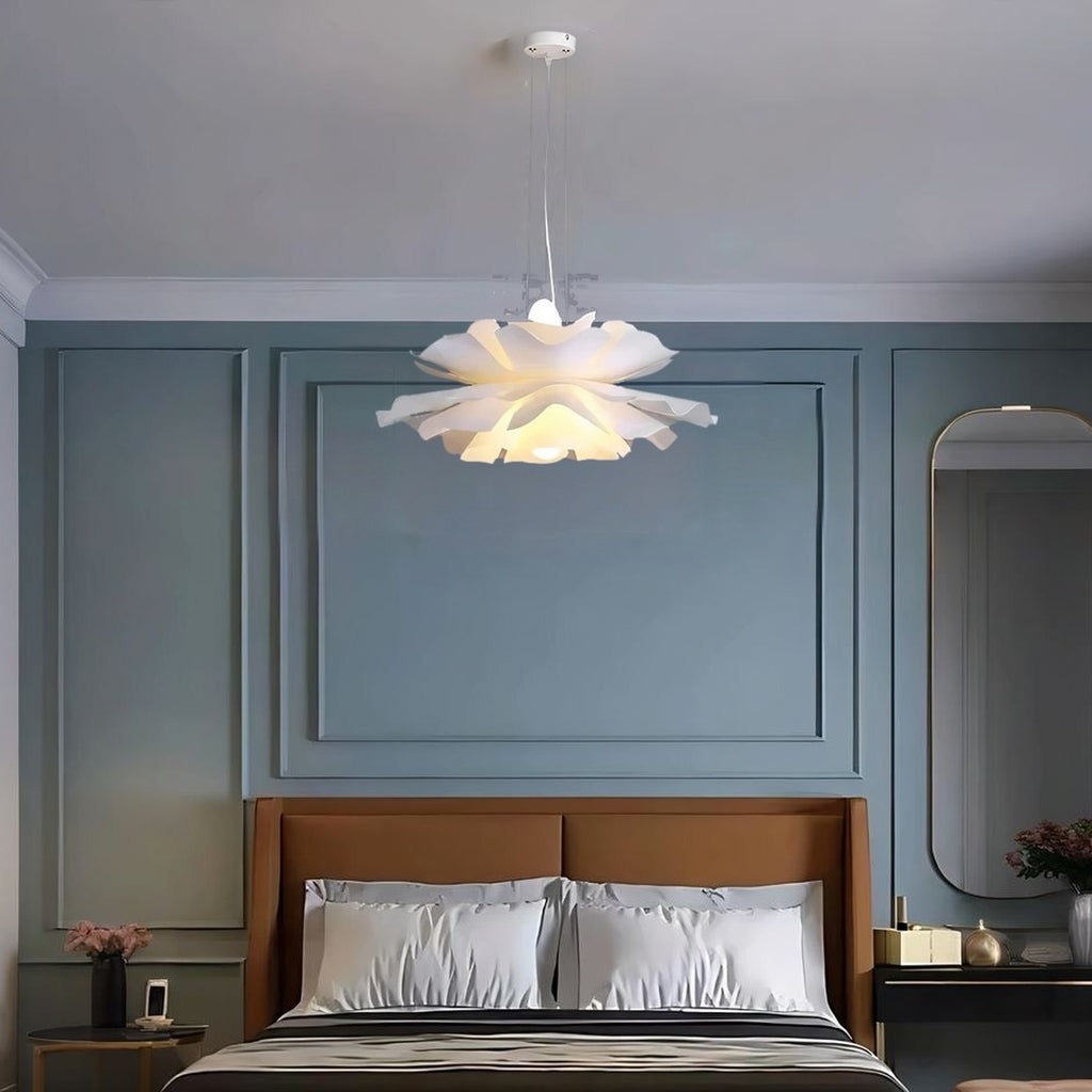 Lustre chambre cocooning à pétales superposés, vue 3