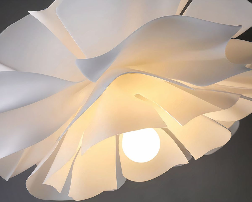 Lustre chambre cocooning à pétales superposés, vue 5