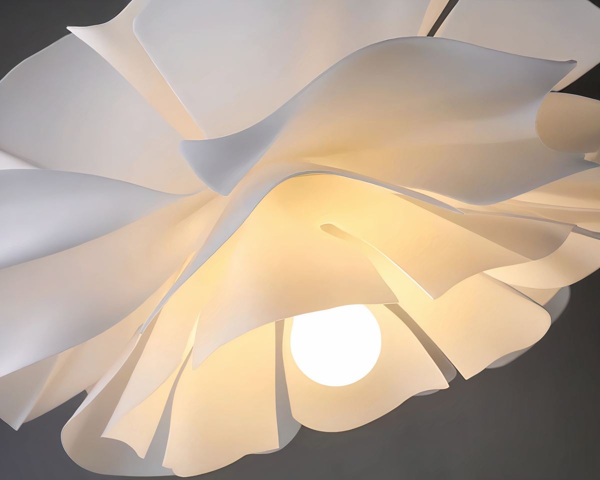 Lustre chambre cocooning à pétales superposés, vue 5